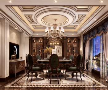 European Style Dining Room-ID:789151919