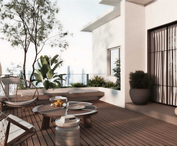 Modern Leisure Balcony-ID:396673921