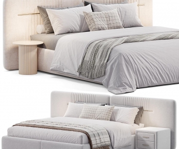 Modern Double Bed-ID:586409099
