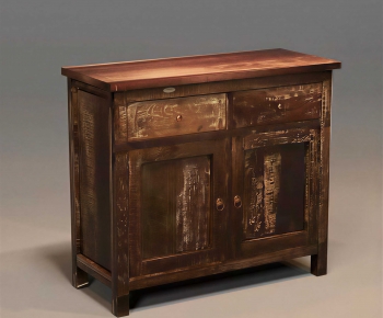 Industrial Style Side Cabinet-ID:792038922