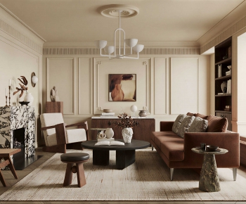 Modern A Living Room-ID:780649905