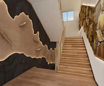 Modern Office Stairwell-ID:407455925