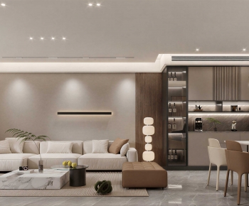 Modern A Living Room-ID:998054987