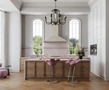 French Style Open Kitchen-ID:580610044