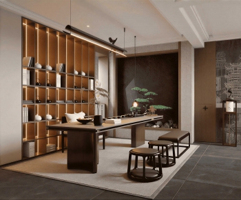 New Chinese Style Tea House-ID:512346986