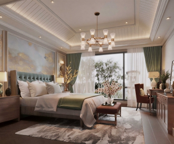 American Style Bedroom-ID:847929958