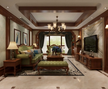 American Style A Living Room-ID:477280687