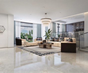 Modern A Living Room-ID:380837924