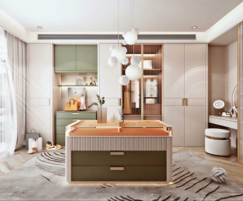 Modern Clothes Storage Area-ID:945332055