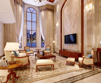 European Style A Living Room-ID:429657948