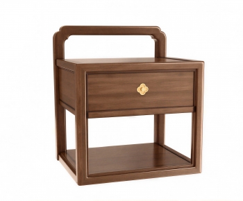 New Chinese Style Bedside Cupboard-ID:130367042