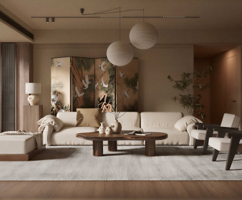 Japanese Style A Living Room-ID:597603088