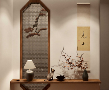 New Chinese Style Hallway-ID:931235071