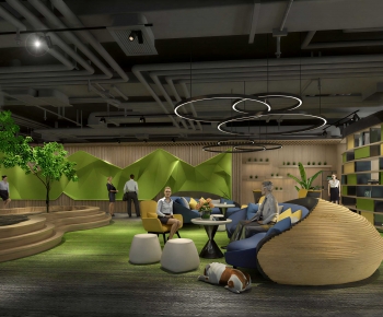 Modern Office Rest Area-ID:631807096
