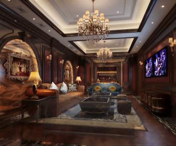 European Style A Living Room-ID:354649073