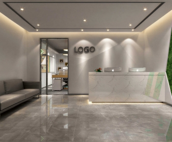 Modern Office Reception Desk-ID:798293114