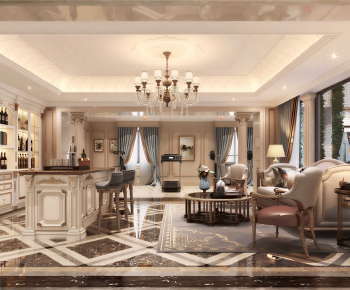 European Style A Living Room-ID:192529928