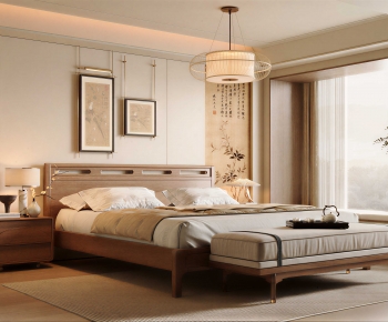 New Chinese Style Bedroom-ID:210606102