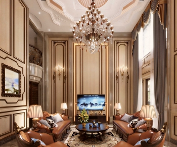 European Style A Living Room-ID:453680043