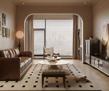 French Style A Living Room-ID:134004125