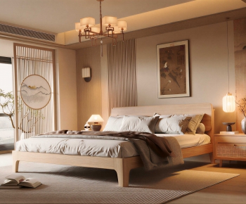 New Chinese Style Bedroom-ID:265618098