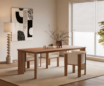 Modern Dining Table And Chairs-ID:449174882
