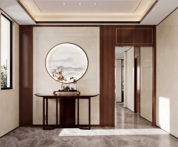 New Chinese Style Hallway-ID:407005077