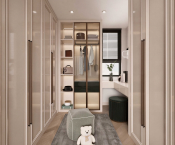 Modern Clothes Storage Area-ID:809030068