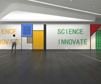 Modern Exhibition Hall-ID:611612086