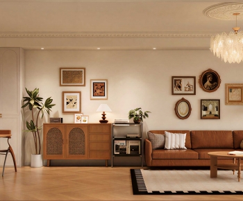 French Style A Living Room-ID:852024081