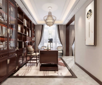 New Chinese Style Study Space-ID:863900909