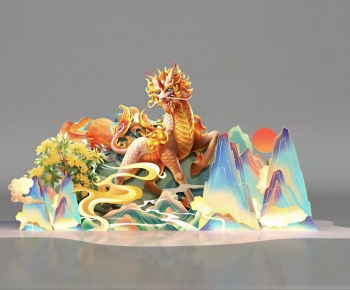 New Chinese Style Sculpture-ID:308662895