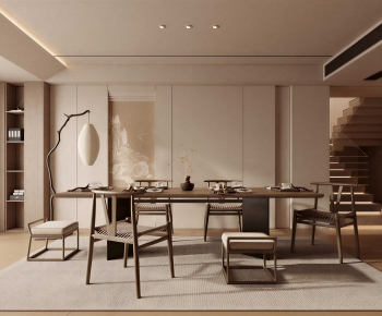 New Chinese Style Dining Room-ID:876238111
