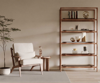 Wabi-sabi Style Lounge Chair-ID:952372075