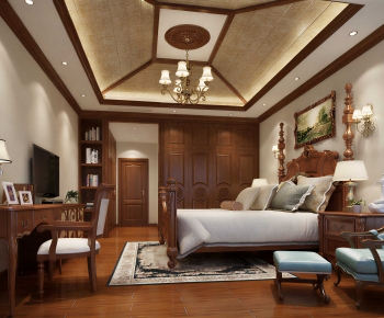 European Style Bedroom-ID:639453895