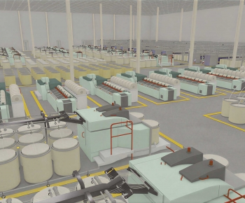 Modern Factory Floor/warehouse-ID:715264087