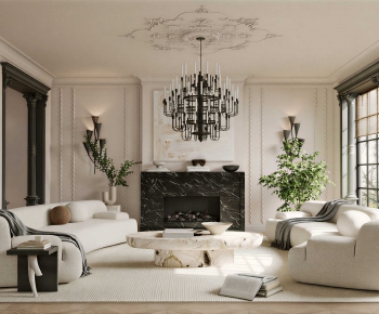 French Style A Living Room-ID:209003932