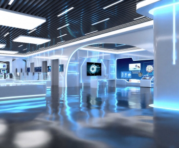 Modern Exhibition Hall-ID:797150122