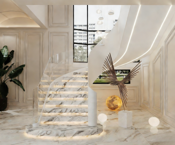 French Style Stairwell-ID:734215021