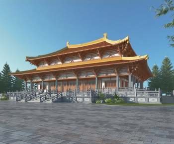 Chinese Style Ancient Architectural Buildings-ID:111451169