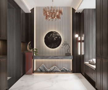 New Chinese Style Hallway-ID:954756022