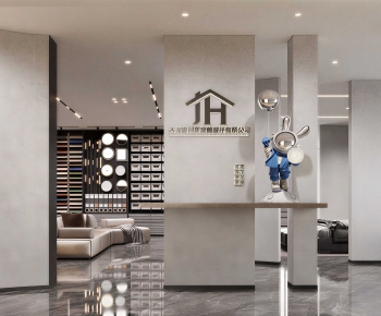 Modern Exhibition Hall-ID:758171083