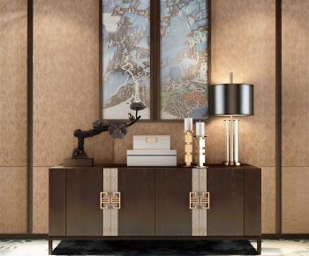 New Chinese Style Side Cabinet-ID:741256006