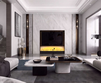 Modern A Living Room-ID:551679139