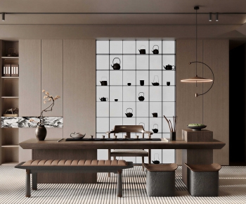 New Chinese Style Tea House-ID:743254903