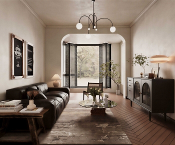 French Style A Living Room-ID:915254125