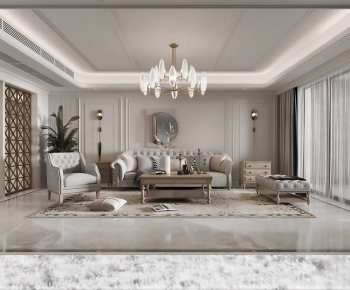 European Style A Living Room-ID:198808916