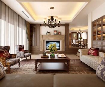European Style A Living Room-ID:826913122