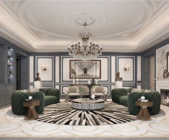 European Style A Living Room-ID:673280009