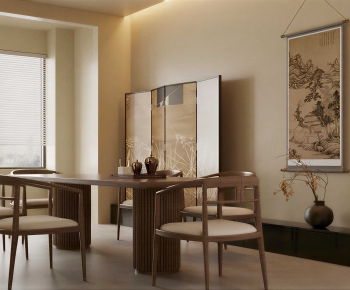 New Chinese Style Dining Room-ID:964868076